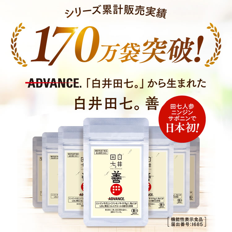 白井田七。善